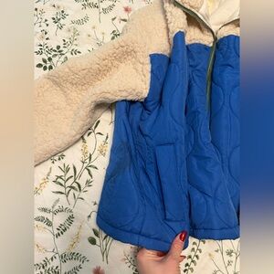 Thread & Supply Blue and Cream Jacket